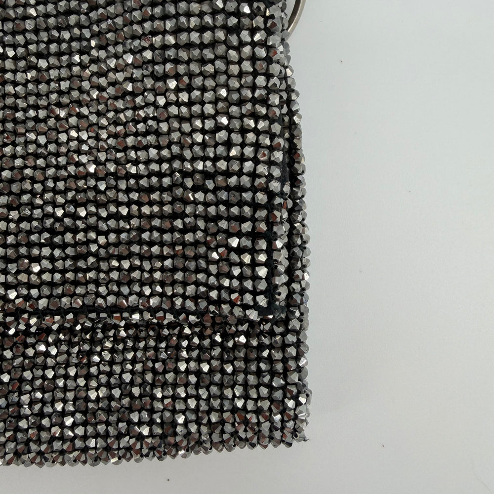 
                  
                    Tom Ford Era Gucci Grey Crystal Beaded Chain Bag – Early 2000s Archival Collectible
                  
                