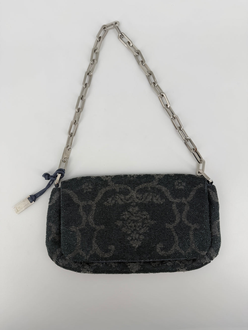 Tom Ford Era Gucci Baroque Beaded Chain Bag – Early 2000s Archival Collectible