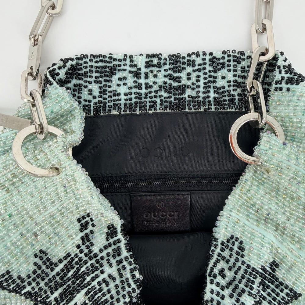 
                  
                    Tom Ford Era Gucci Python Beaded Chain Bag – Early 2000s Archival Collectible
                  
                