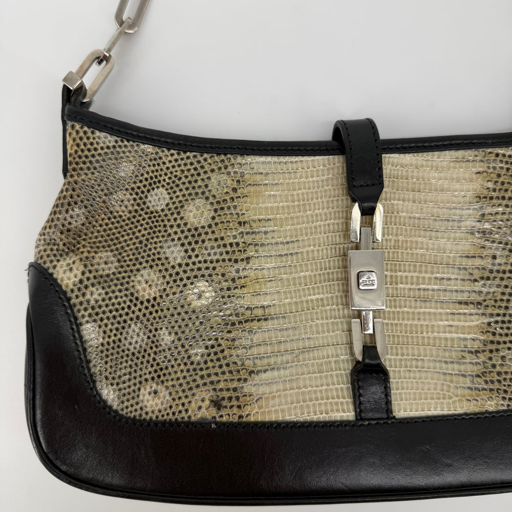 
                  
                    Tom Ford Era Gucci Lizard Skin and Leather Chain Bag – Early 2000s Archival Collectible
                  
                